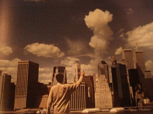 Cai looking toward Manhattan, April 20, 1996